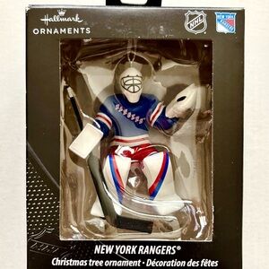 Hallmark NHL New York Rangers® Ornament Black Box NEW